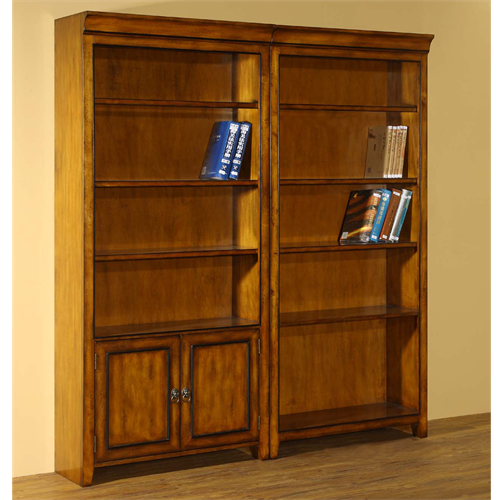 Double door open bookcase