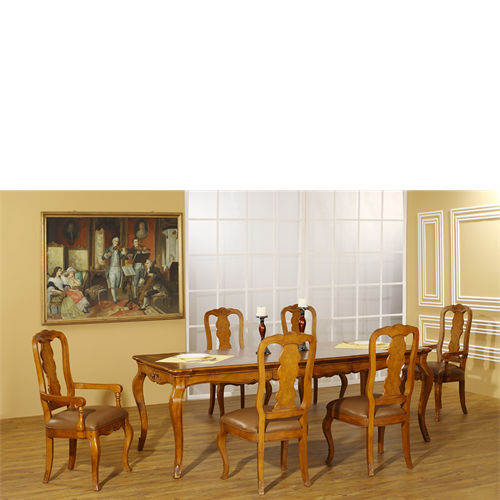 Dining table for six