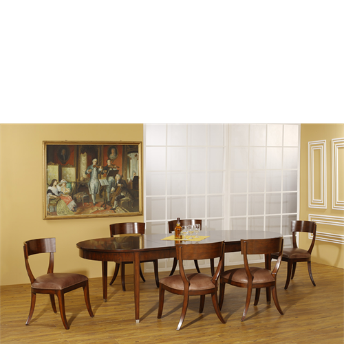 Oval dining table (new size for eight seats)